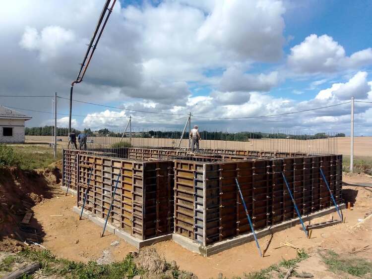 Крупнощитовая опалубка