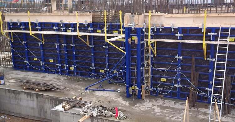 Крупнощитовая опалубка