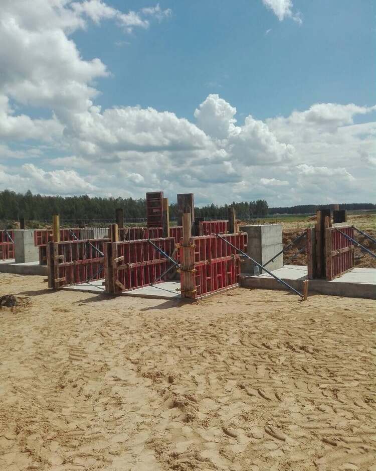 Крупнощитовая опалубка